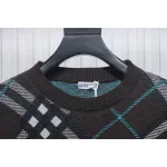 Top Quality Burberry 24Fw Twill Crew Neck Sweater 