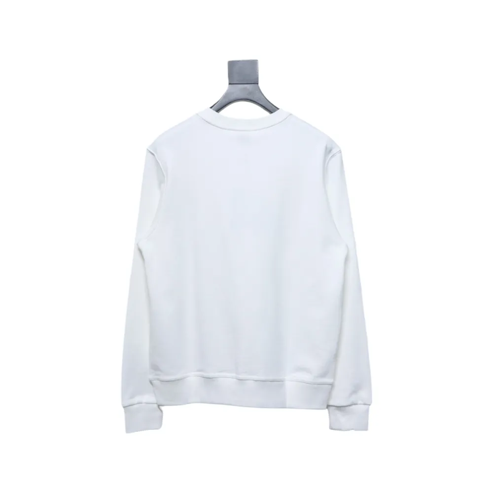 Top Quality Burberry Classic Letter Crew Sweatshirt White 