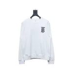 Top Quality Burberry Classic Letter Crew Sweatshirt White 