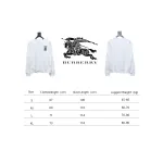 Top Quality Burberry Classic Letter Crew Sweatshirt White 