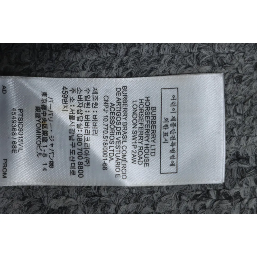 Top Quality Burberry Classic Letter Crew Sweatshirt White 