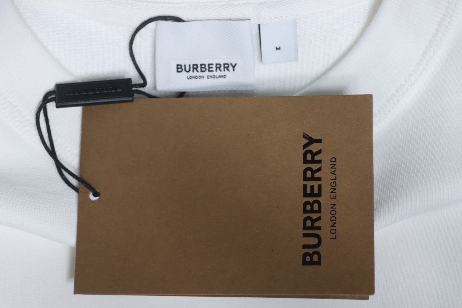     Burberry Classic Letter Crew Sweatshirt White 