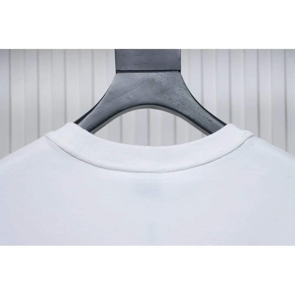 Top Quality Burberry Classic Letter Crew Sweatshirt White 