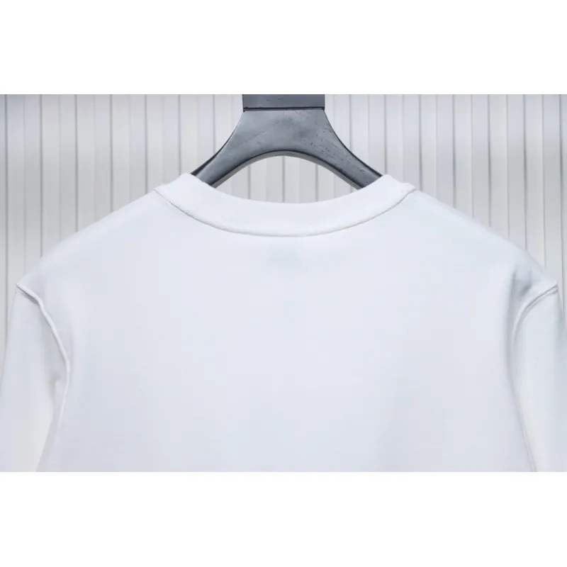 Top Quality Burberry Classic Letter Crew Sweatshirt White 