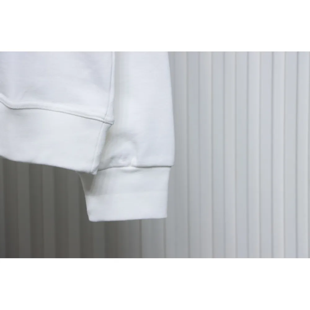 Top Quality Burberry Classic Letter Crew Sweatshirt White 