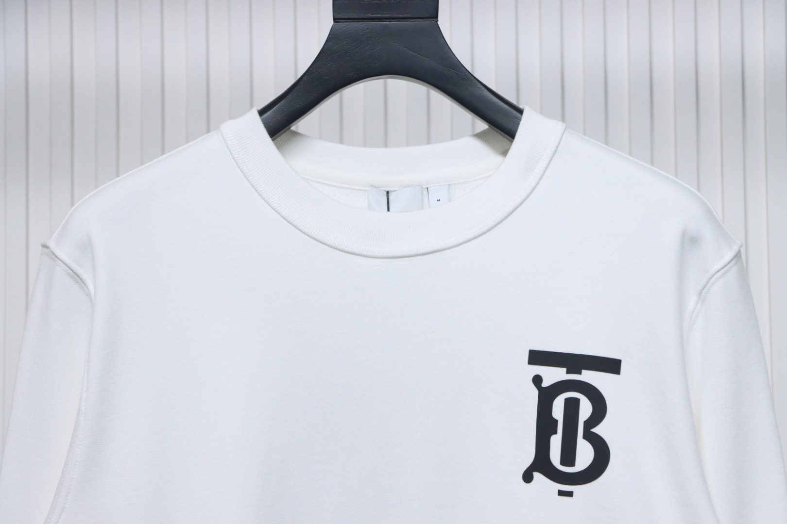     Burberry Classic Letter Crew Sweatshirt White 