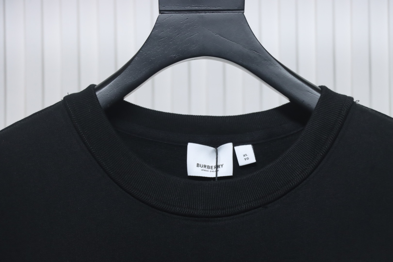    Burberry Classic Letter Crew Sweatshirt Black 