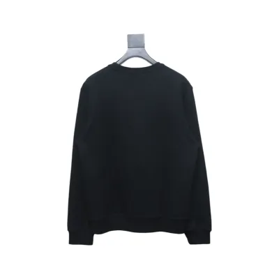 Top Quality Burberry Classic Letter Crew Sweatshirt Black  02