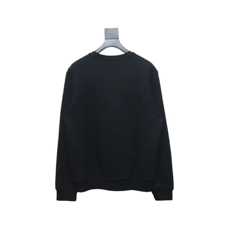 Top Quality Burberry Classic Letter Crew Sweatshirt Black 