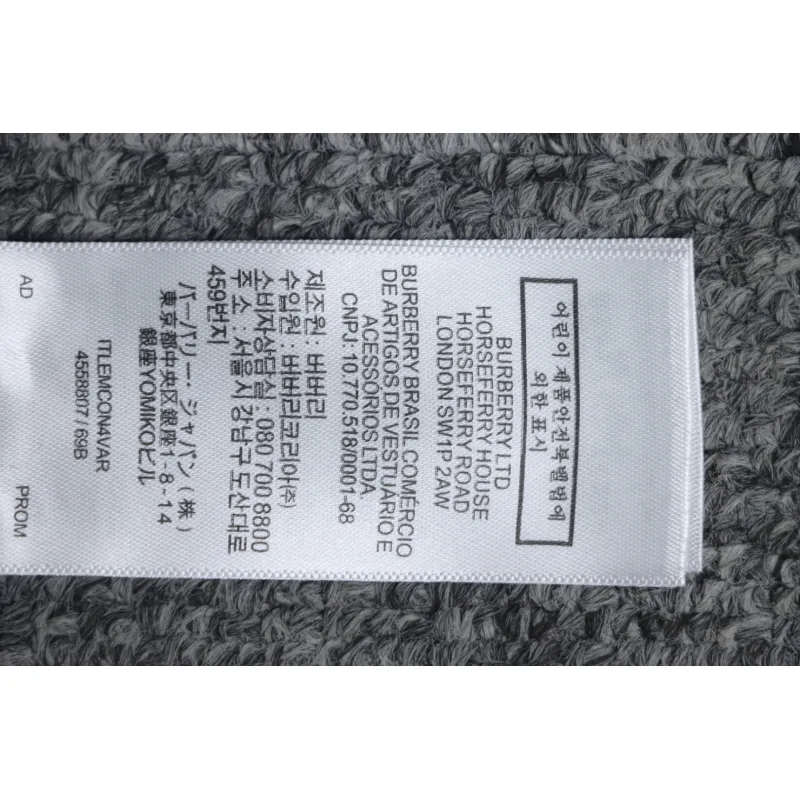 Top Quality Burberry Classic Letter Embossed Hoodie Black 