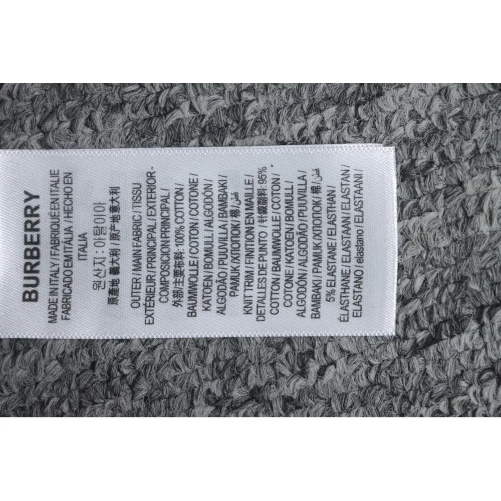 Top Quality Burberry Classic Letter Embossed Hoodie Black 