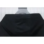 Top Quality Burberry Classic Letter Embossed Hoodie Black 