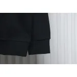 Top Quality Burberry Classic Letter Embossed Hoodie Black 