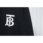 Top Quality Burberry Classic Letter Embossed Hoodie Black 