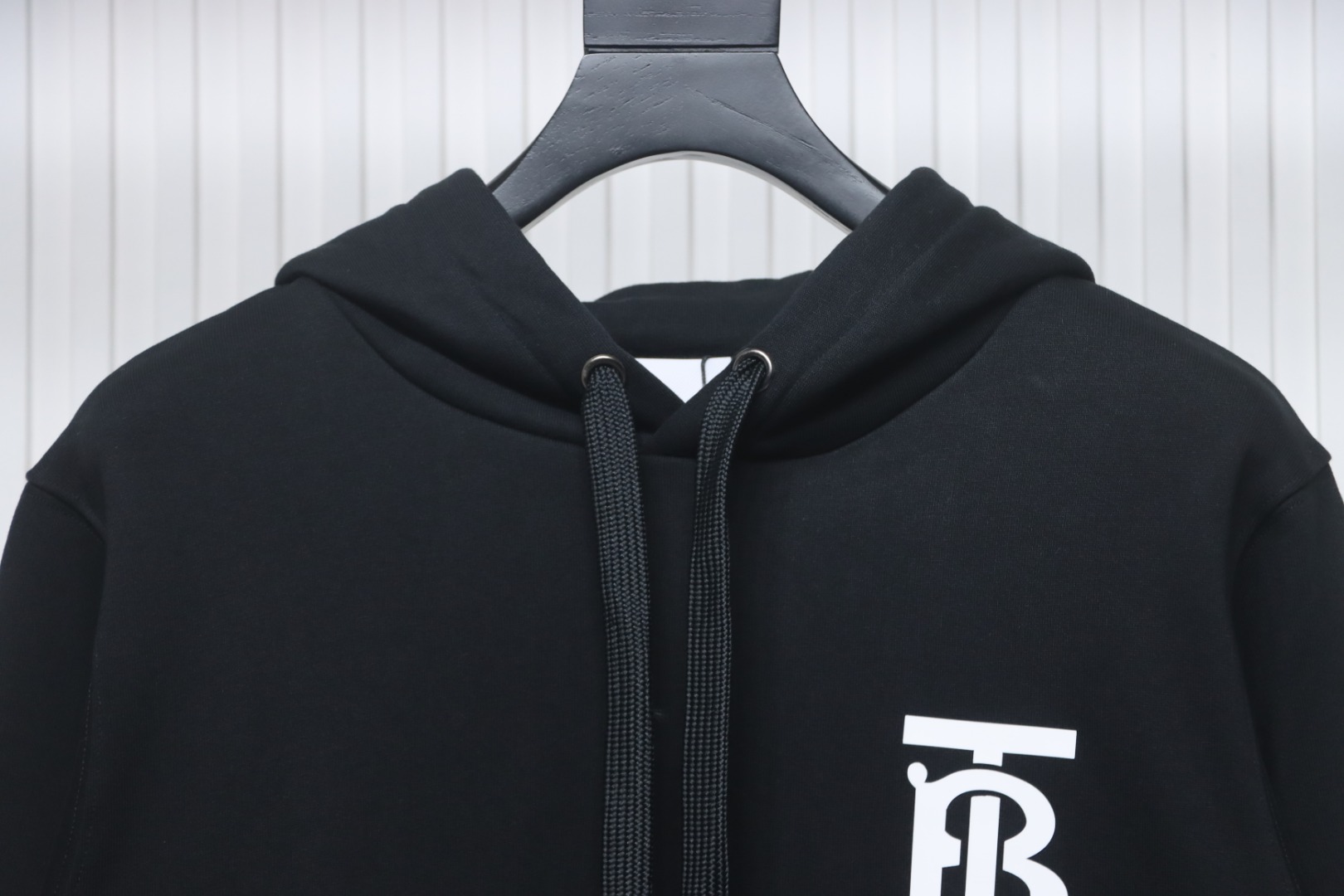     Burberry Classic Letter Embossed Hoodie Black 