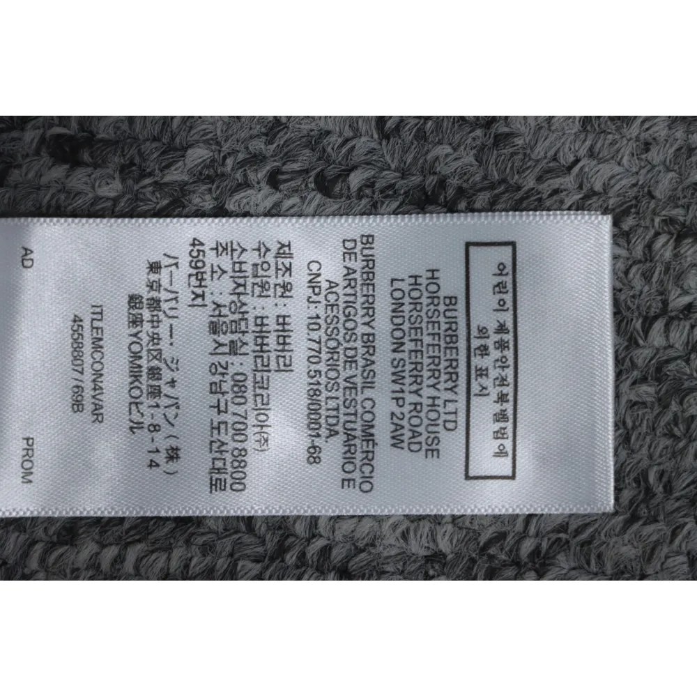 Top Quality Burberry Classic Letter Embossed Hoodie White 