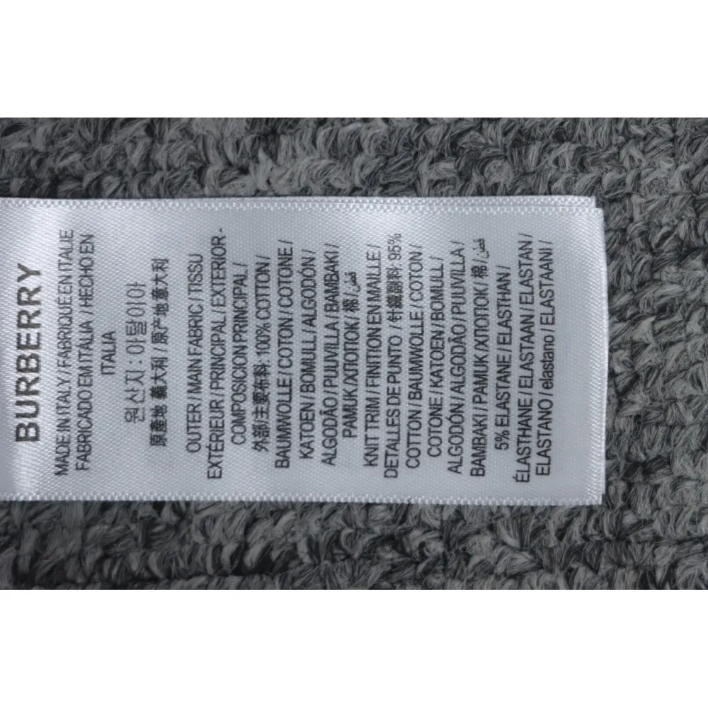 Top Quality Burberry Classic Letter Embossed Hoodie White 