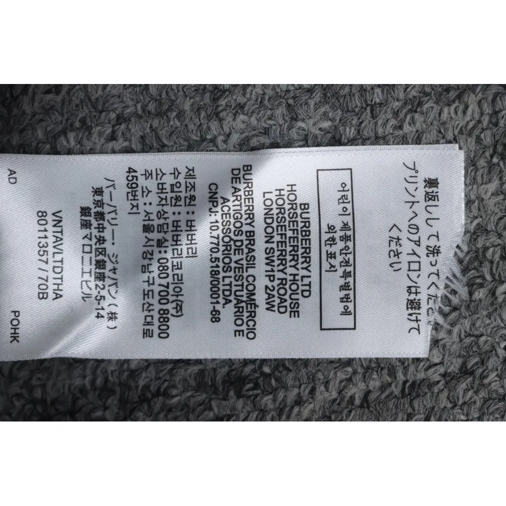 Top Quality Burberry Classic Letter Print Hooded Sweater 