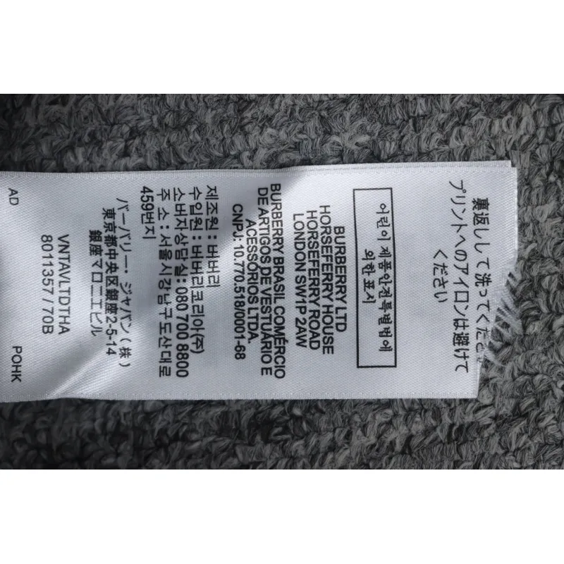 Top Quality Burberry Classic Letter Print Hooded Sweater 