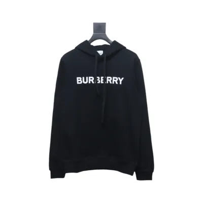Top Quality Burberry Classic Letter Print Hooded Sweater  01