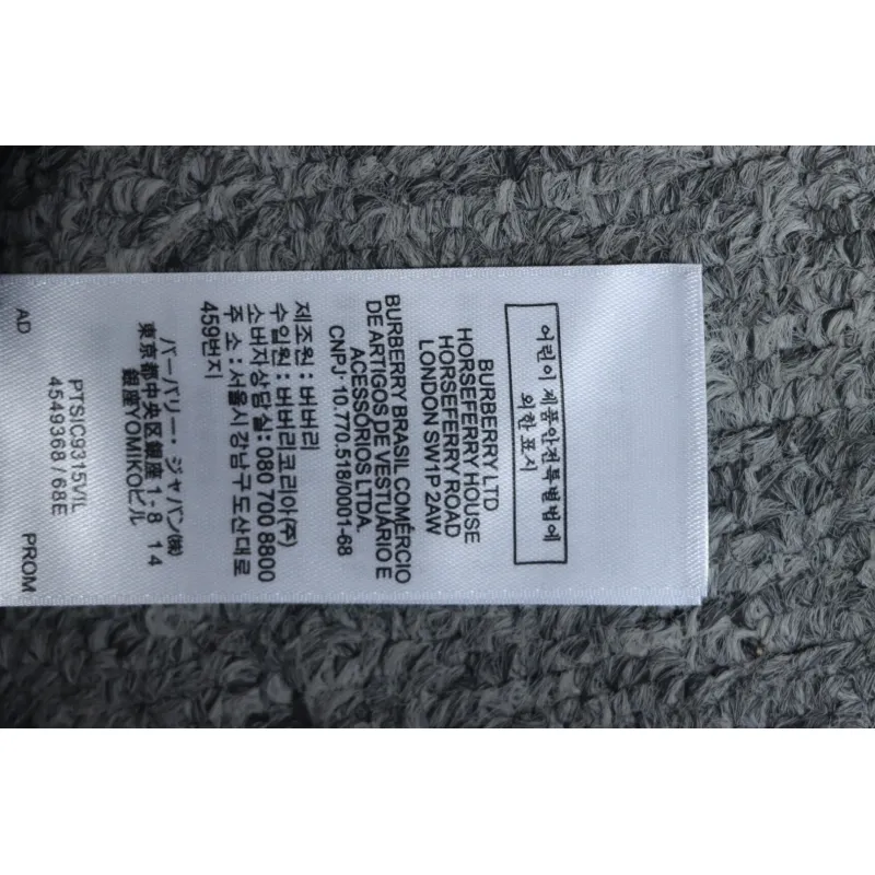Top Quality Burberry Embroidered Bear Hoodie Black 