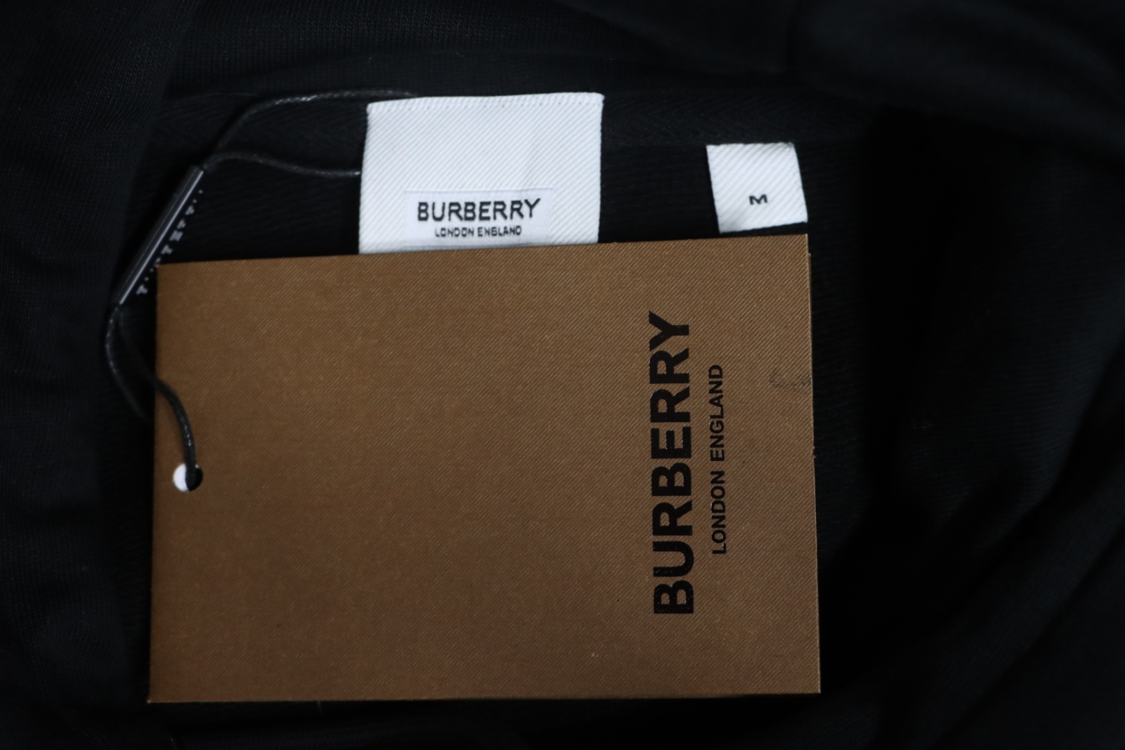     Burberry Embroidered Bear Hoodie Black 