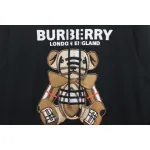 Top Quality Burberry Embroidered Bear Hoodie Black 