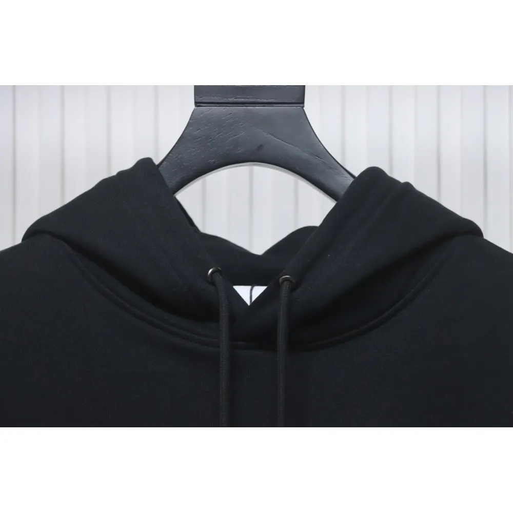 Top Quality Burberry Embroidered Bear Hoodie Black 