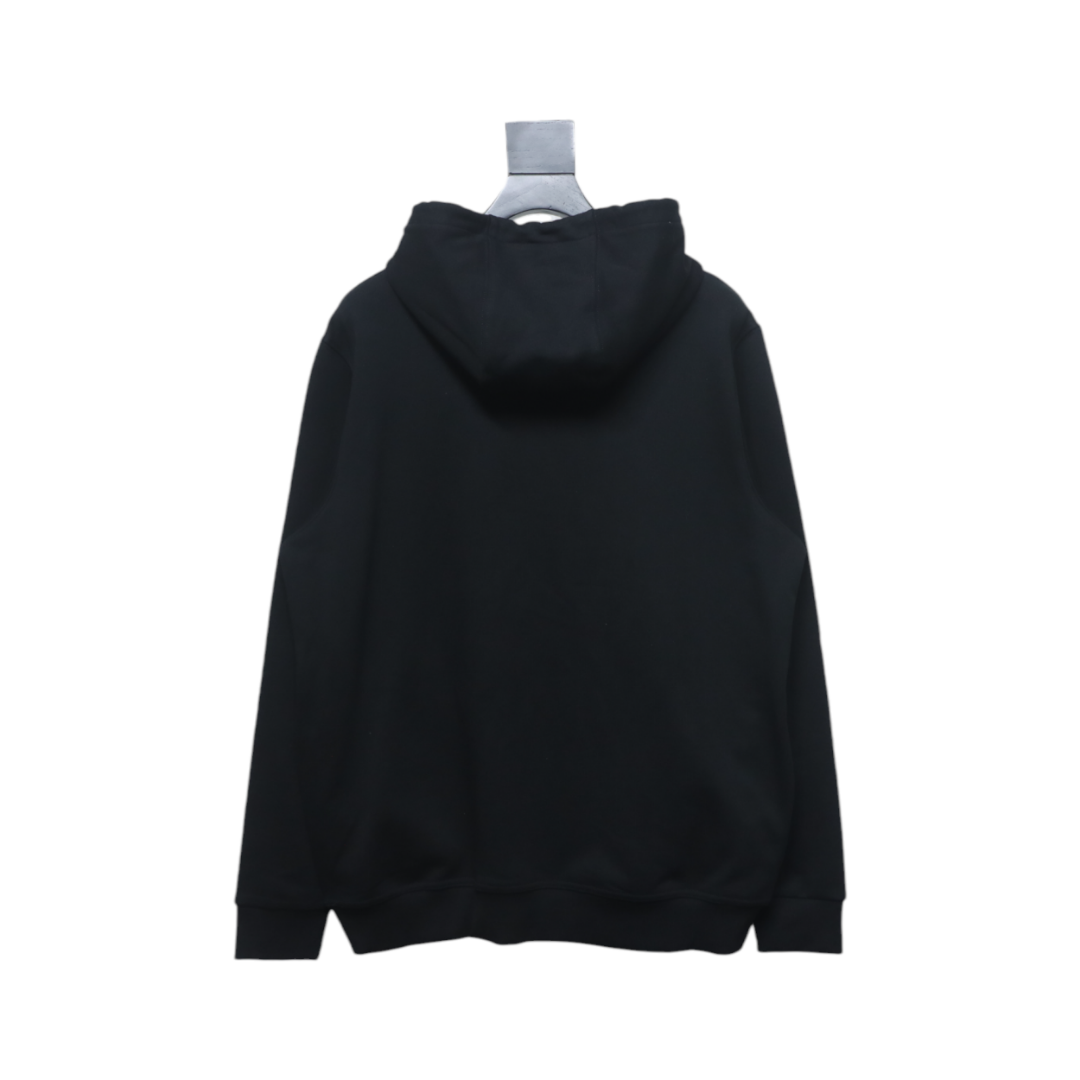     Burberry Embroidered Bear Hoodie Black 