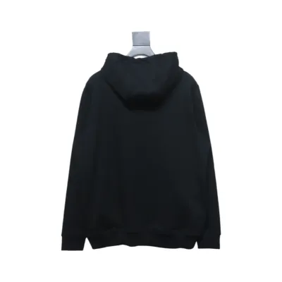 Top Quality Burberry Embroidered Bear Hoodie Black  02
