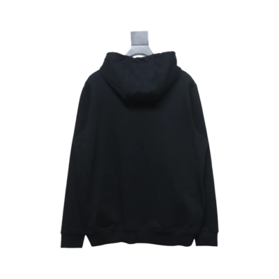 Top Quality     Burberry Embroidered Bear Hoodie Black  02