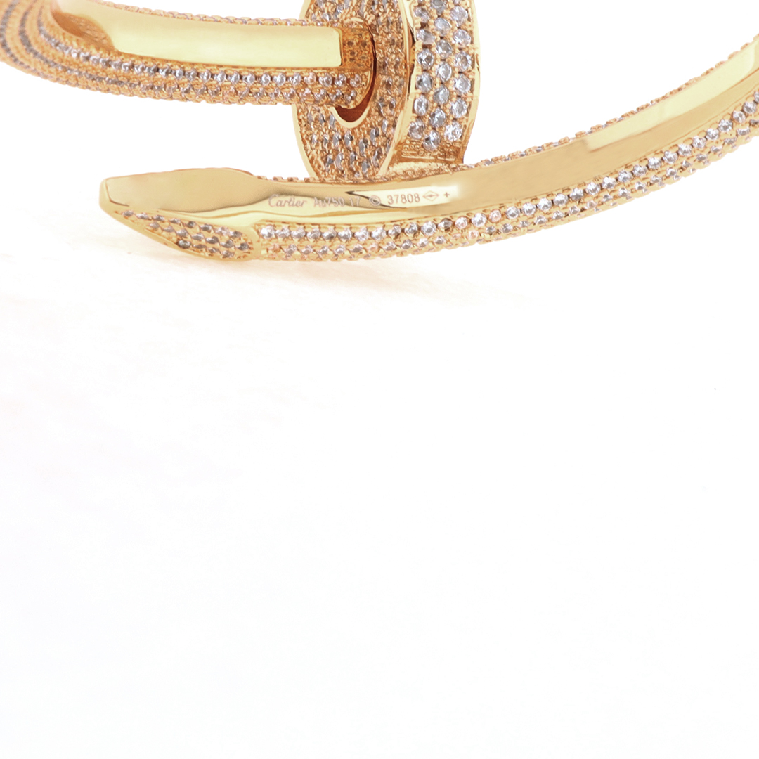 Top Quality Cartier Full Diamond Spike Bracelet