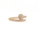 Top Quality Cartier Full Diamond Spike Bracelet