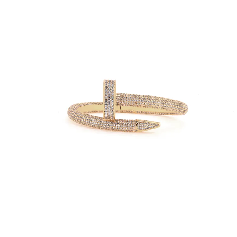 Top Quality Cartier Full Diamond Spike Bracelet