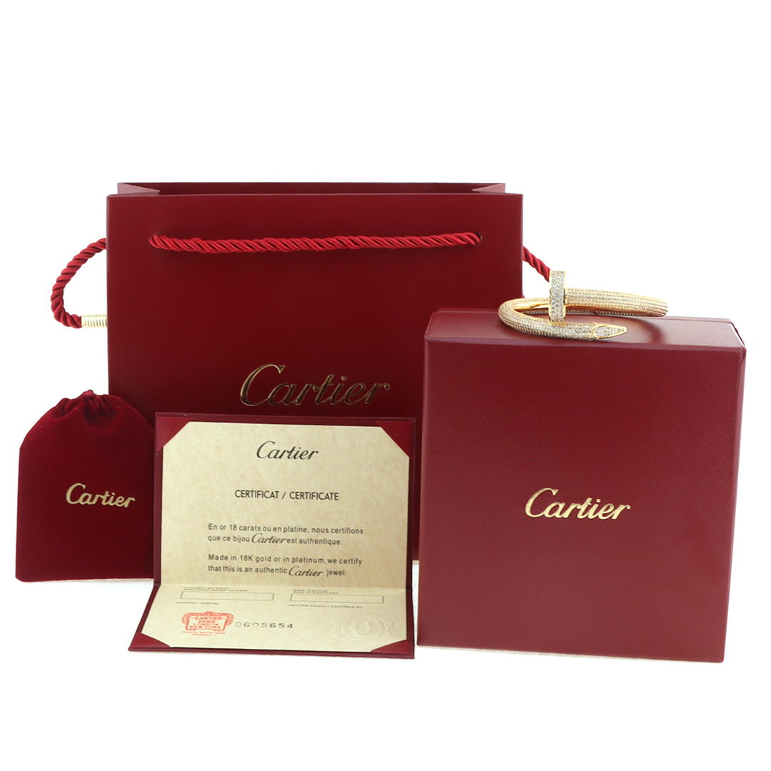 Top Quality Cartier Full Diamond Spike Bracelet