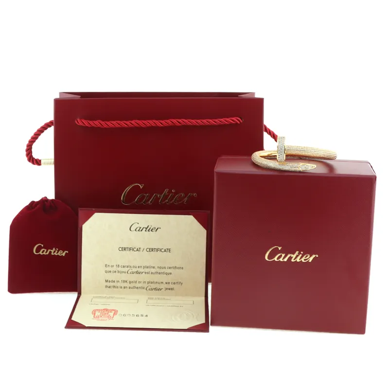 Top Quality Cartier Full Diamond Spike Bracelet