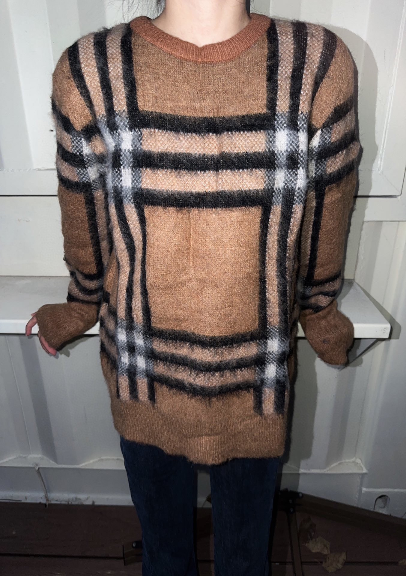     Burberry 24Fw Classic Check Sweater