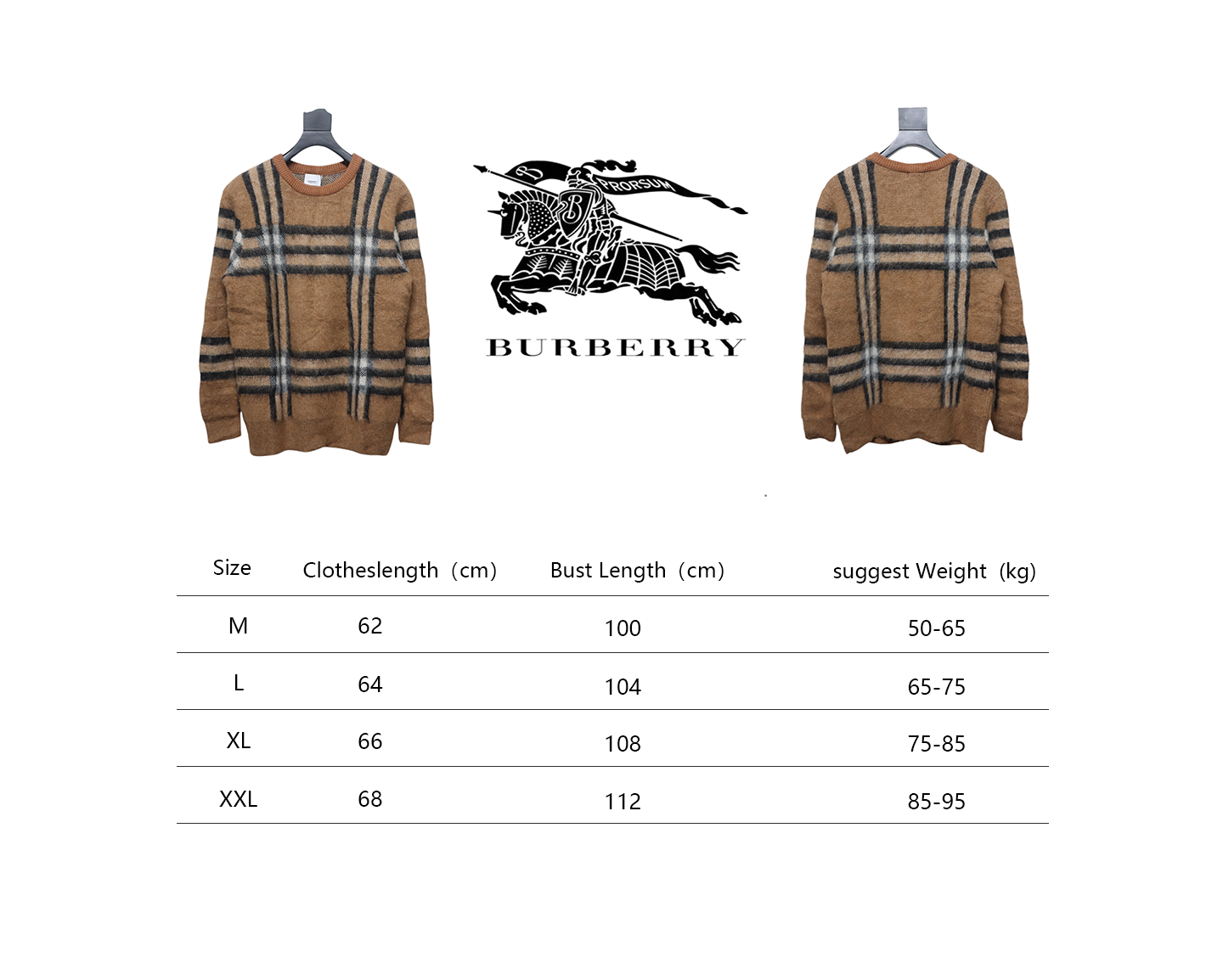     Burberry 24Fw Classic Check Sweater