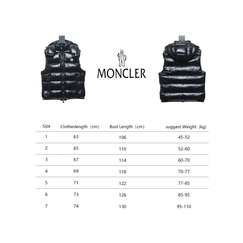 Top Quality Moncler Bormes Nylon Patent Hooded Vest
