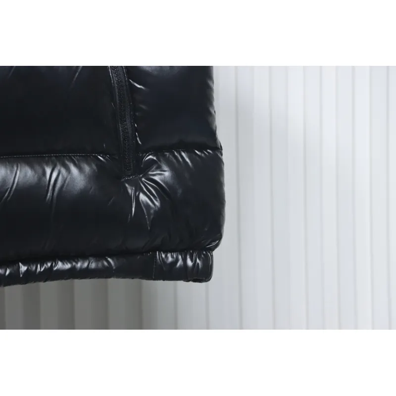 Top Quality Moncler Bormes Nylon Patent Hooded Vest
