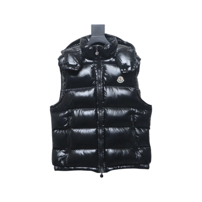 Top Quality Moncler Bormes Nylon Patent Hooded Vest 01