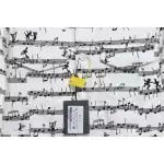Top Quality LV sheet music print denim jacket
