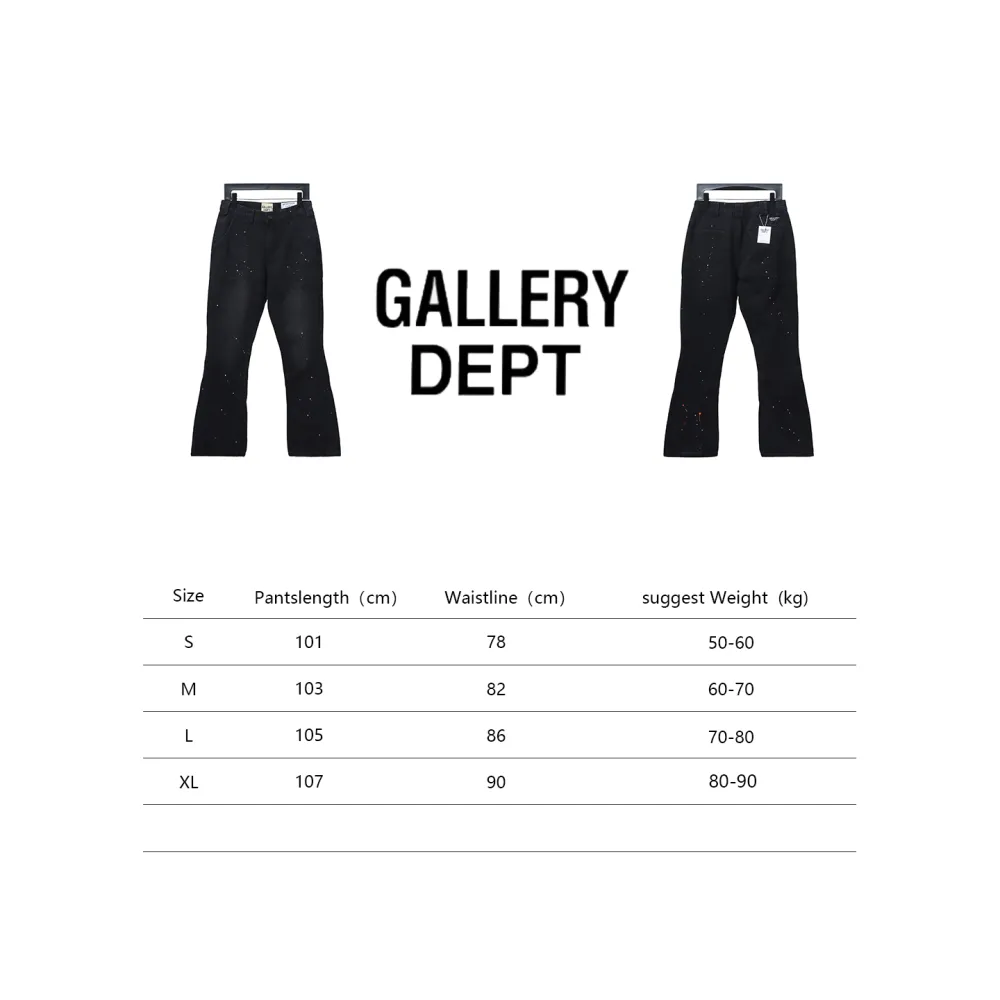 Top Quality GALLERY DEPT. GD Denim Appliqué Flared Jeans
