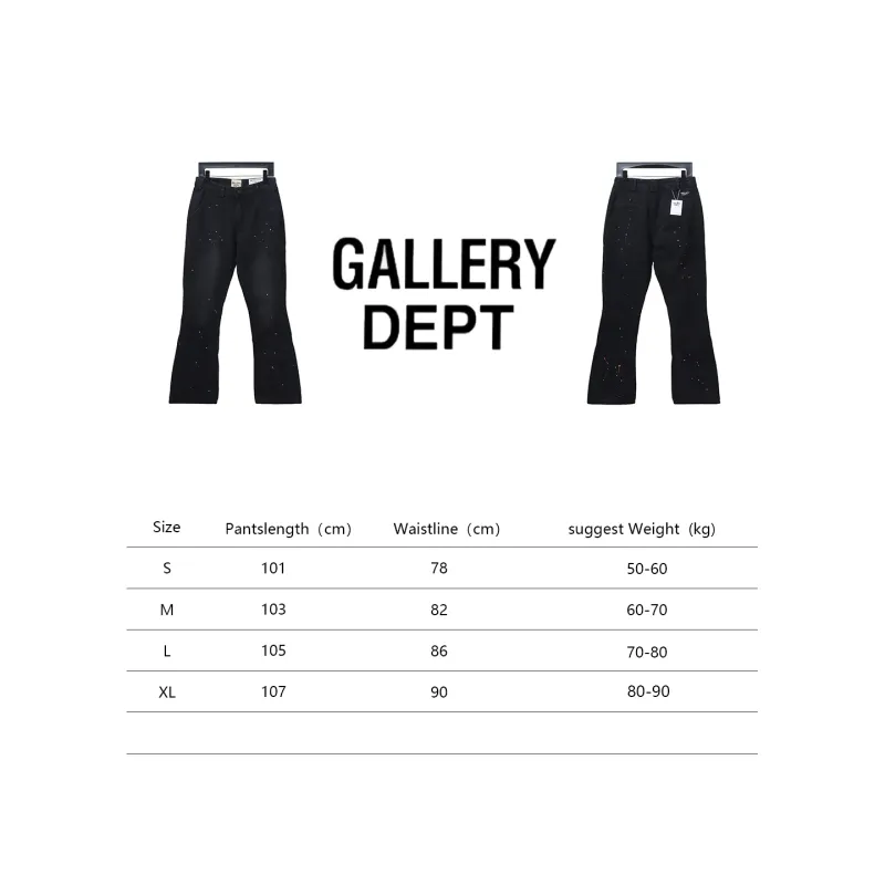 Top Quality GALLERY DEPT. GD Denim Appliqué Flared Jeans