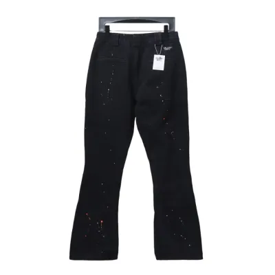 Top Quality GALLERY DEPT. GD Denim Appliqué Flared Jeans 01