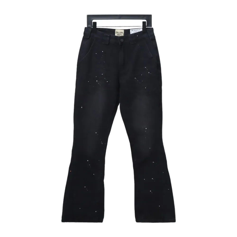 Top Quality GALLERY DEPT. GD Denim Appliqué Flared Jeans