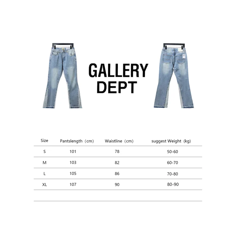 Top Quality GALLERY DEPT GD Washed Flared Jeans