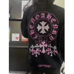 Top Quality Chrome Hearts 24Fw Cross Print Crew Neck Sweatshirt