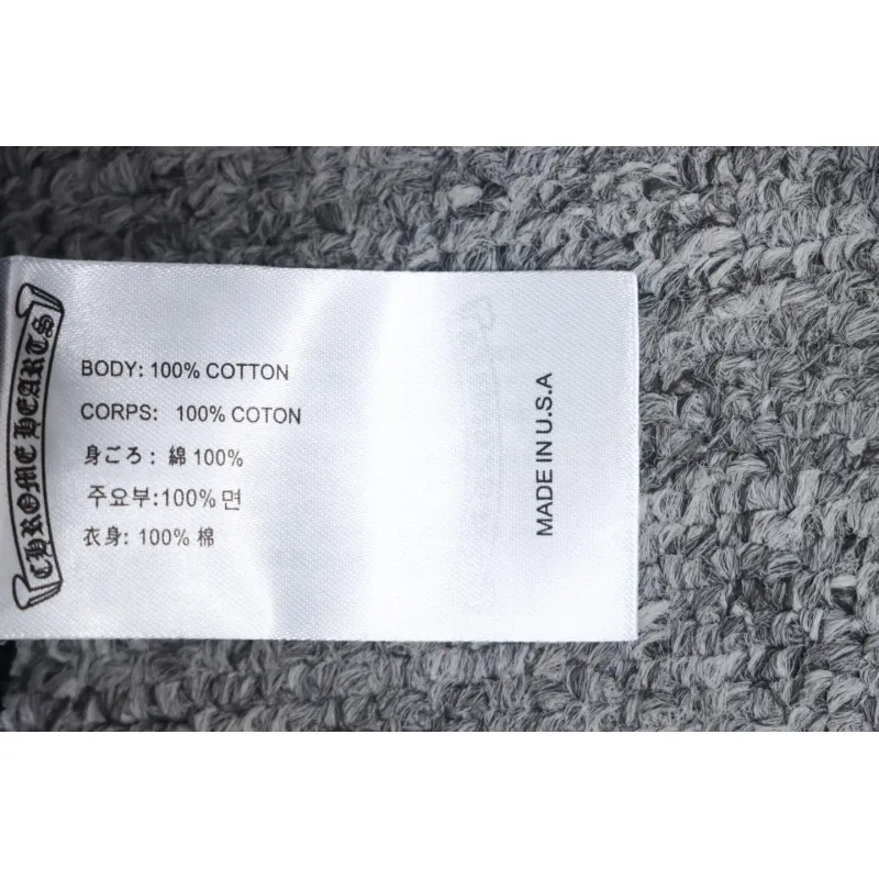 Top Quality Chrome Hearts 24Fw Cross Print Crew Neck Sweatshirt