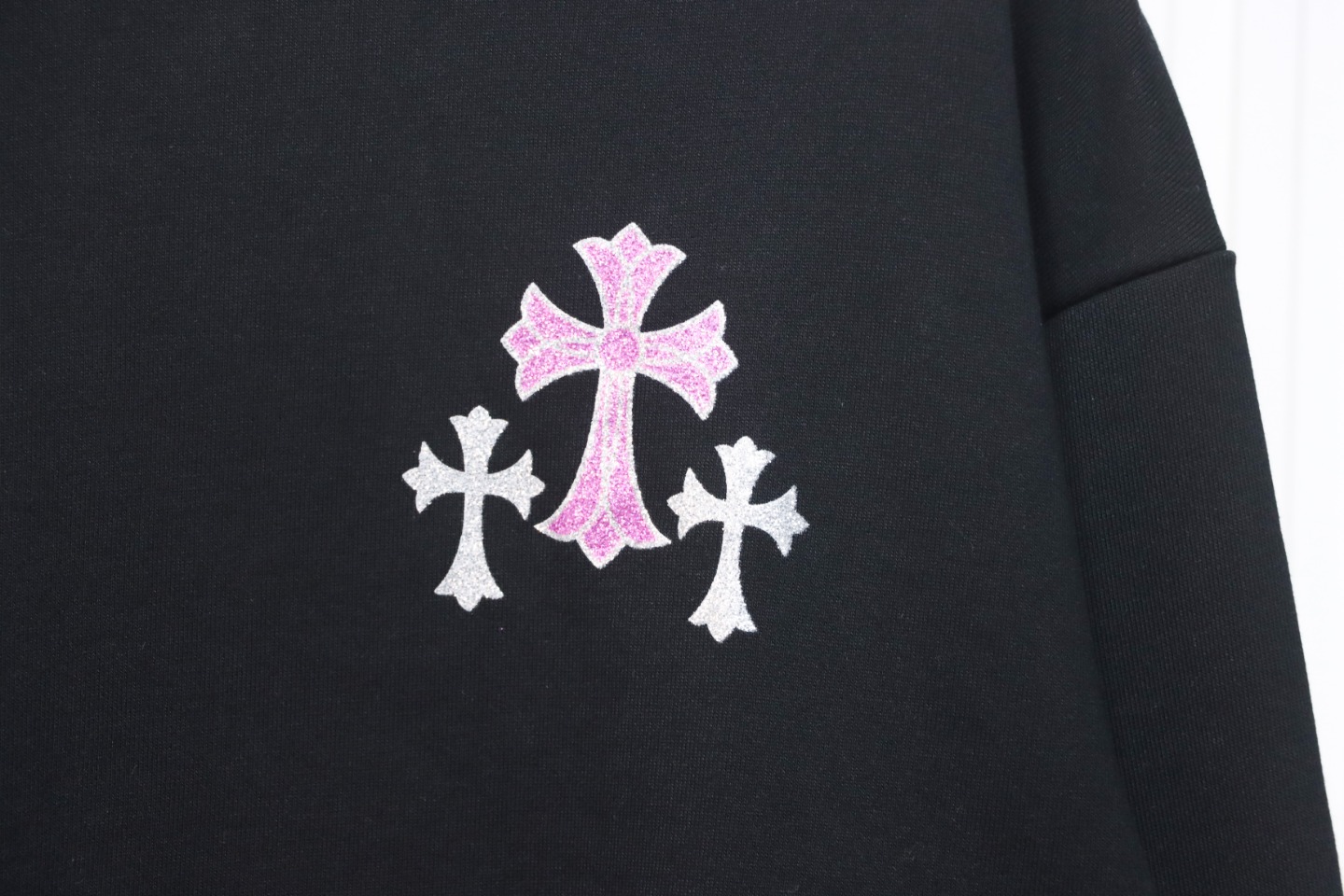     Chrome Hearts 24Fw Cross Print Crew Neck Sweatshirt